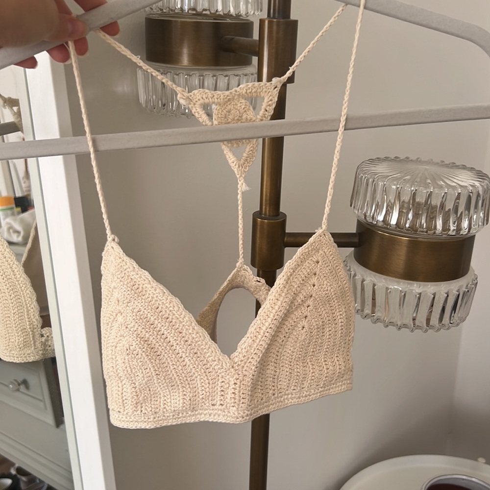 Crochet bra top